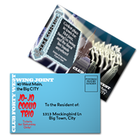 Postcards 8.5" x 5.5" w/Mailing